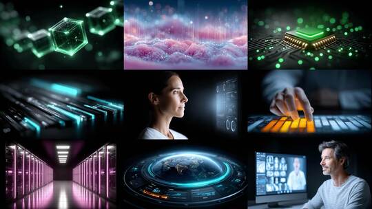 智慧医疗大数据区块链云服务高清在线视频素材下载