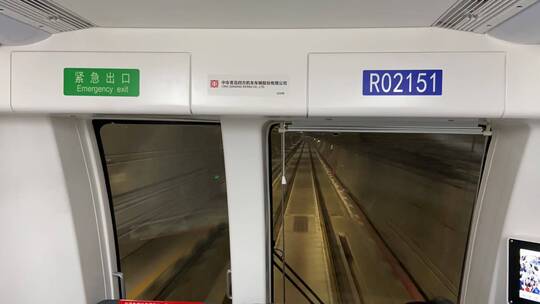 济南地铁2号线，轨道交通地铁实拍视频素材模板下载