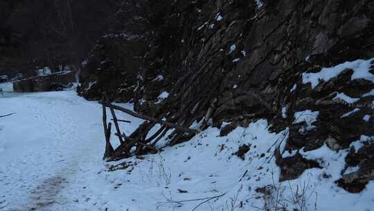 冰锥 冰瀑 冰雪 冬季 寒冷 结冰