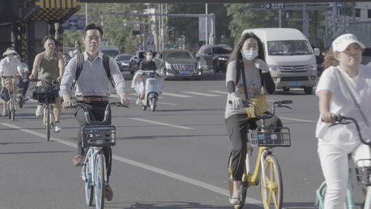 繁华都市 城市白领上班