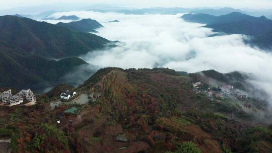 金华东阳天山村 航拍