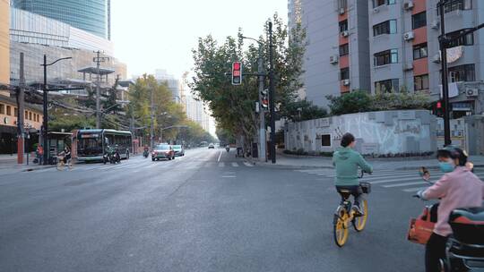 上海浦西街景