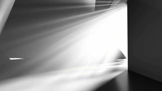 光影交错的抽象空间