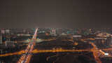夜晚城市高空航拍高清在线视频素材下载