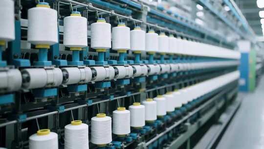 现代化服装纺织工厂生产流程