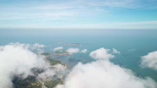 福建宁德霞浦海岛自然风景航拍