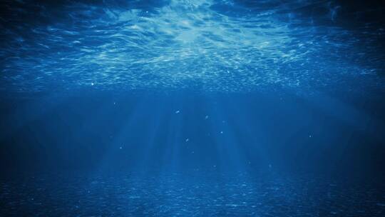 海底水下光线4视频素材模板下载