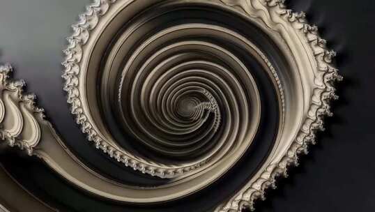 抽象螺旋图案动态素材