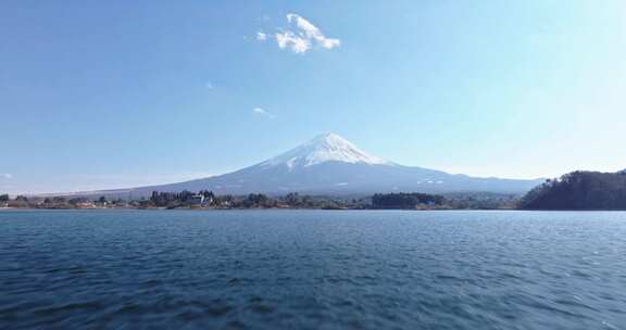 富士山，火山，川口湖，山