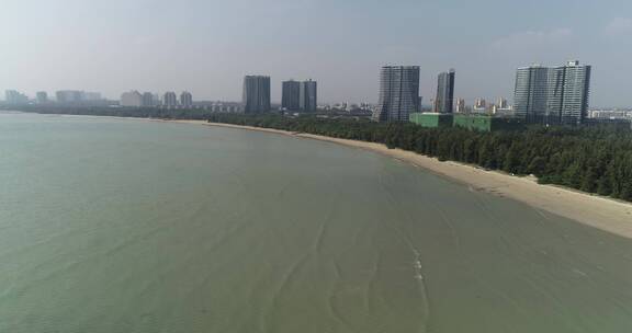 航拍海南沙滩及海洋美景