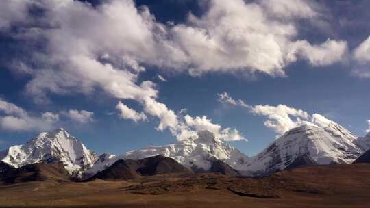 西藏雪山旷野美景视频素材模板下载