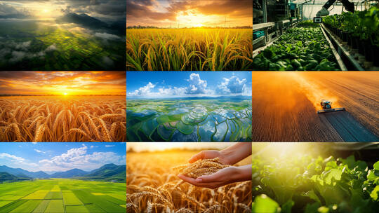 美丽乡村 现代农业 乡村振兴高清在线视频素材下载