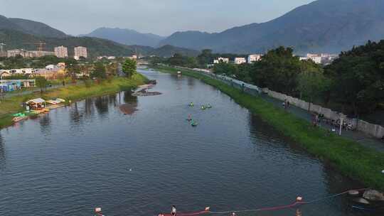 中国广东广州市从化区鸭洞河生态小镇露营地