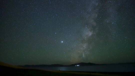 错那湖星空延时