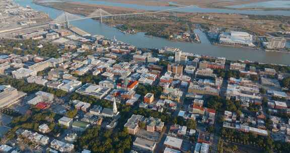 萨凡纳，佐治亚州美国，城市，居住区