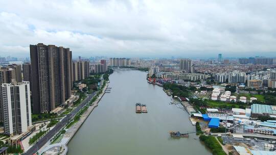 珠江半岛花园  黄岐大桥02视频素材模板下载