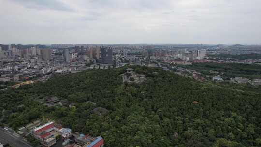 江苏徐州云龙湖云龙山5A景区航拍