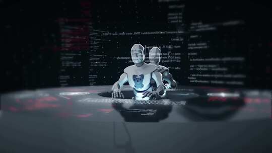 AI人工智能机器人视频素材