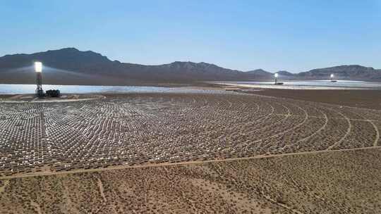 沙漠 太阳能 能源 电力 太阳能电池板