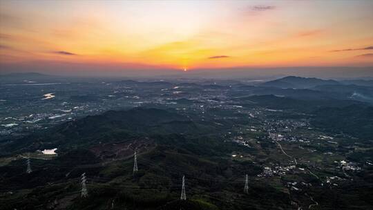 4K航拍延时—汕头市澄海莲花山