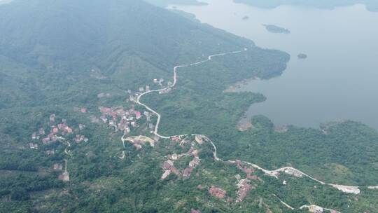 航拍福建东圳水库