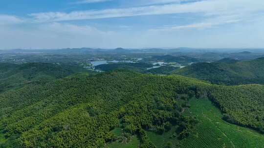 震撼森林山川自然风景4k航拍