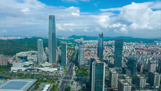 广东省东莞市城市风光延时