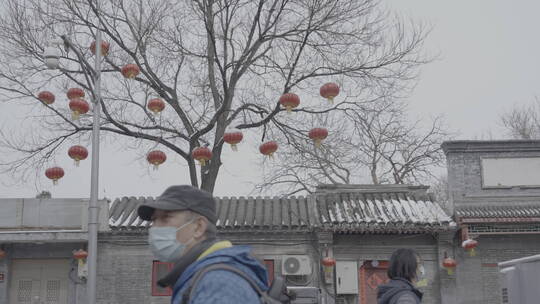 北京雪景 北京下雪