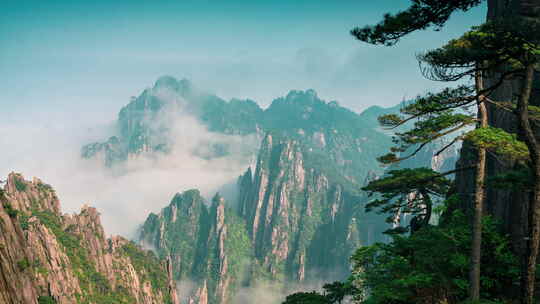 云海 黄山奇境 大好河山