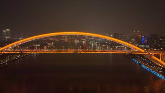 卢浦大桥航拍视频素材模板下载