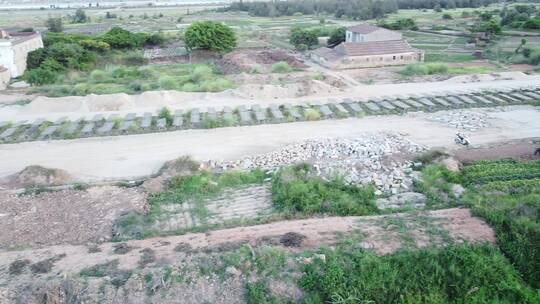 大气 航拍 福建 莆田 秀屿 乡村 乡土 风景