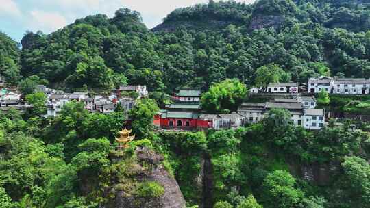 齐云山 安徽齐云山 航拍