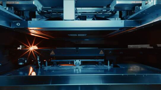 智慧工厂智能车间工业芯片制造自动化4k