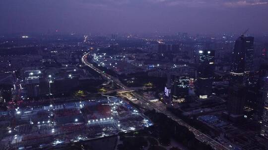 广东省广州市城市风光航拍