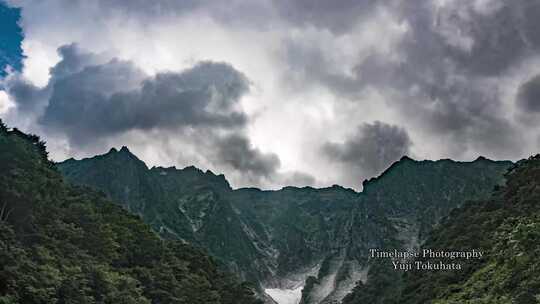 风景壮丽山川山峰群山延时