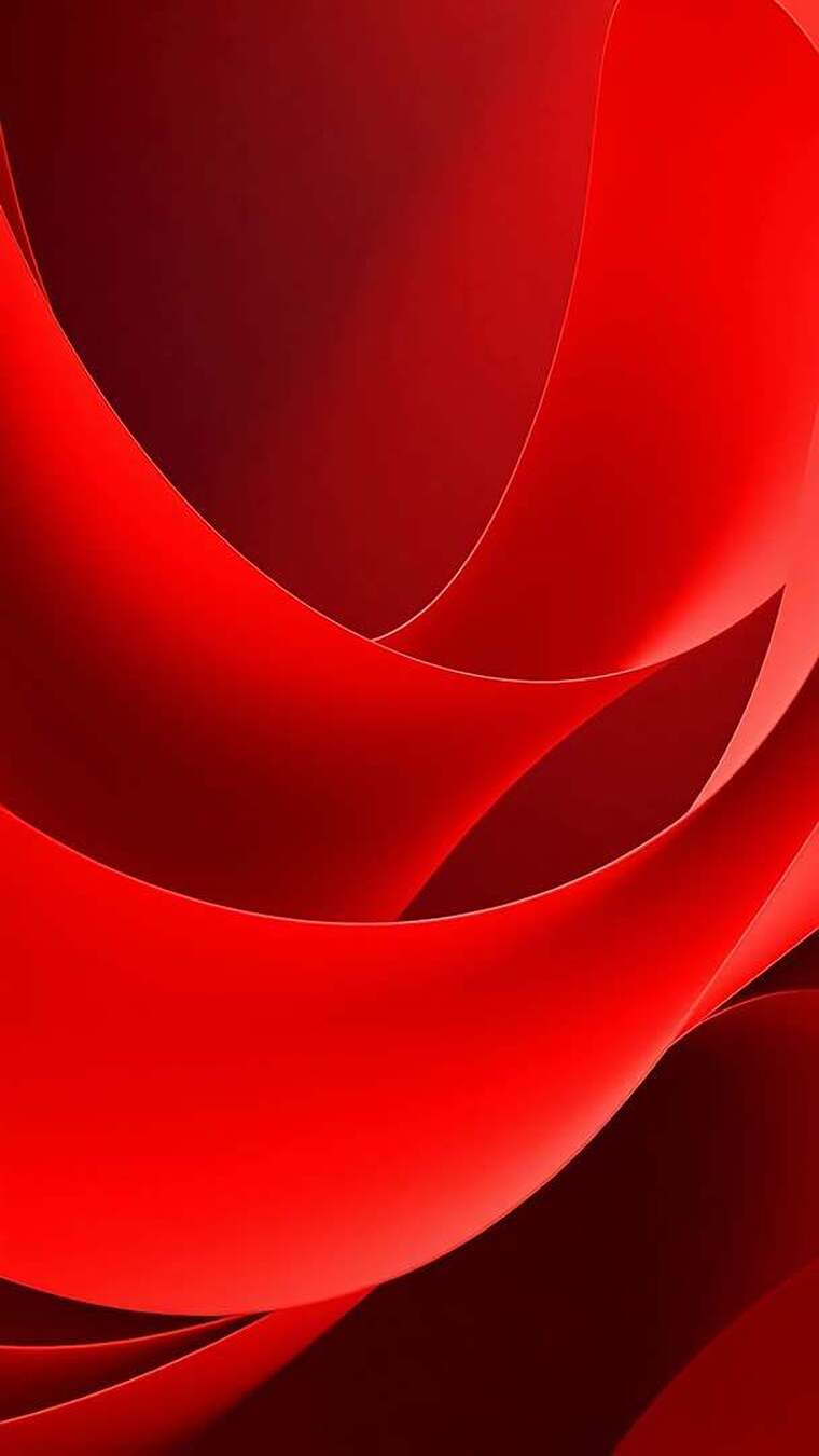 红色绸带飘动素材