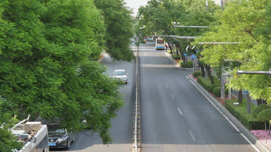 北京cbd白天城市风光拥挤道路交通