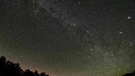 夜晚星空银河延时视频素材模板下载