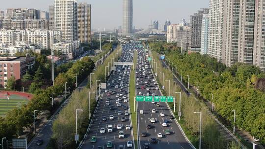 航拍河南郑州城市宣传片地标建筑