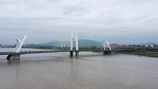 汉中龙岗大桥视频素材模板下载