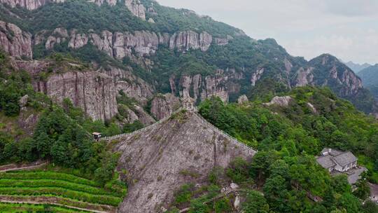 航拍温州雁荡山