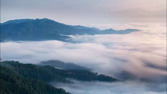 腾冲陡山寺日出云海