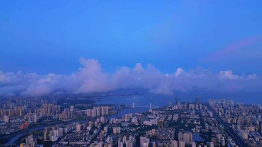 夏天 晚霞 云层 黄昏 日落 天空 海南 空镜