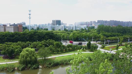 浙江省杭州市下沙大学城航拍