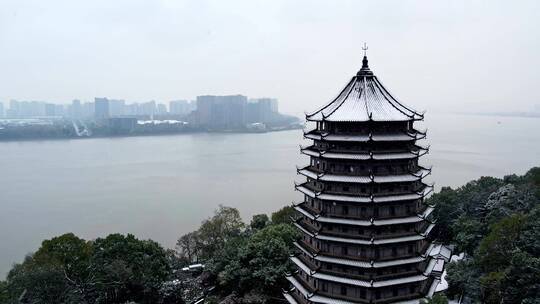 杭州六和塔雪景