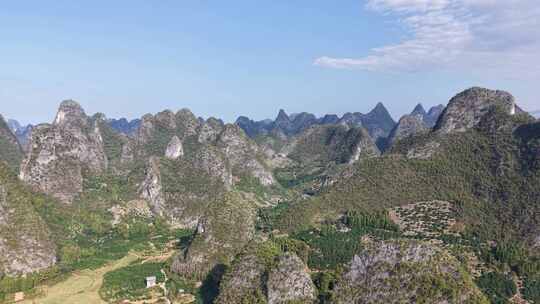 桂林山水甲天下桂林风光航拍