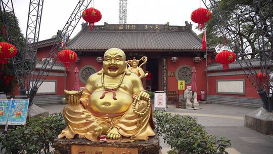 杭州北高峰灵顺寺-天下第一财神庙