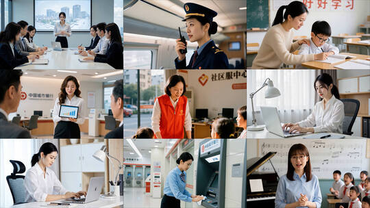 职场女性高清在线视频素材下载