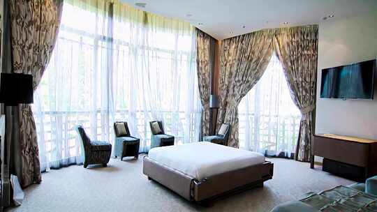 现代风格卧室室内场景