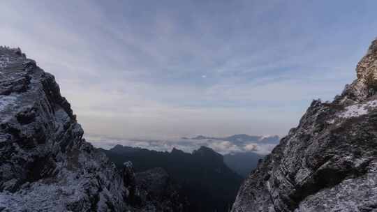 湖北神农架云海风光延时